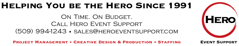 Hero Event Support (509) 994-1243